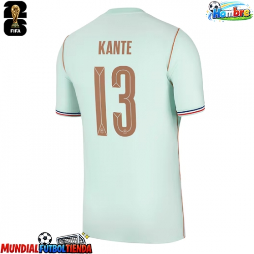 Camiseta Francia Kante #13 Segunda Equipación Replica Mundial 2026 mangas cortas